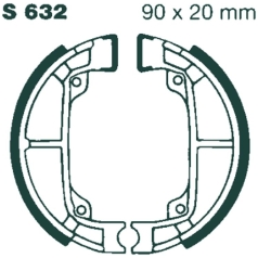BRAKE SHOE PLAIN SERIES ORGANIC