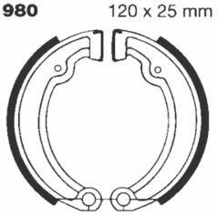 BRAKE SHOE PLAIN SERIES ORGANIC