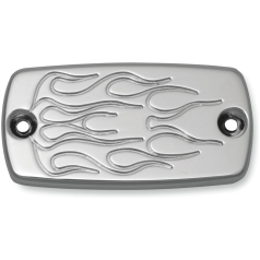 MASTER CYLINDER COVER FLAME CHROME