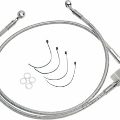REAR BRAKE LINE STAINLESS STEEL 2" EXTENDED