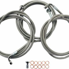 BRAKELINES STAINLESS FOR 15-17" APE BARS ABS MODELS HD
