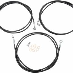 BRAKELINES BLACK FOR 18-20" APE BARS ABS MODELS HD