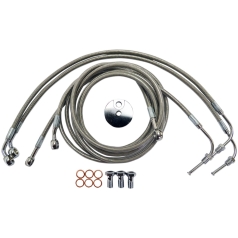 BRAKELINES STAINLESS FOR 18-20" APE BARS ABS MODELS HD