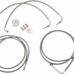 BRAKELINES STAINLESS FOR 12-14" APE BARS ABS MODELS HD