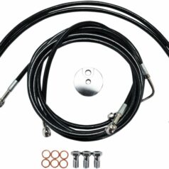 BRAKELINES BLACK FOR 12-14" APE BARS ABS MODELS HD