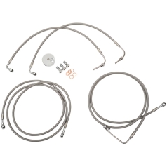 BRAKELINES STAINLESS FOR 15-17" APE BARS ABS MODELS HD