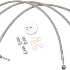 BRAKE LINE 15"-17" APE KIT STAINLESS