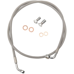 BRAKE LINE STAINLESS BRAIDED FOR 12"-14" APE HANGERS