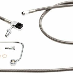 HANDLEBAR CABLE/BRAKE & CLUTCH LINE/WIRE KITS AND COMPONENTS / STAINLESS STEEL / NATURAL