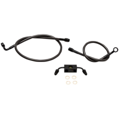 HANDLEBAR CABLE/BRAKE & CLUTCH LINE/WIRE KITS AND COMPONENTS / STAINLESS STEEL / BLACK