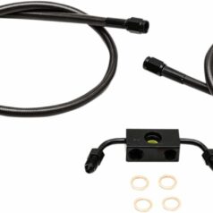 HANDLEBAR CABLE/BRAKE & CLUTCH LINE/WIRE KITS AND COMPONENTS / STAINLESS STEEL / BLACK