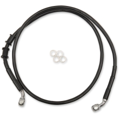 FRT BRAKE LINE XL BK +8