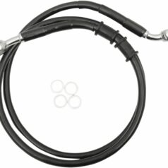 FRT BRAKE LINE XL BK +6