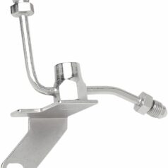 REAR BRAKE-TEE CHROME W/ BRAKE LIGHT SWITCH HOLE HD FLST 04-05