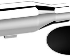 MUFFLERS 3" HP-PLUS SLIP-ON SLASH CUT CHROME