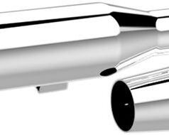 MUFFLERS 3" HP-PLUS SLIP-ON TAPERED CHROME