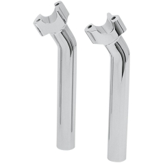 RISER 1.25" BUFFALO PULLBACK 9" CHROME