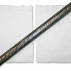 1.5" OUTER DIAMETER BY 24" LONG STAINLESS STEEL BAFFLE WITH PACKING UNIVERSAL