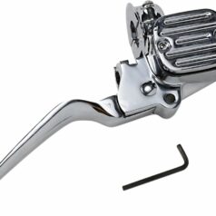 HANDLEBAR DUAL DISC MASTER CYLINDER 11/16" BORE CUT-DOWN CHROME