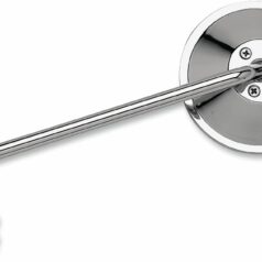MIRROR ROUND CLAMP-ON CHROME