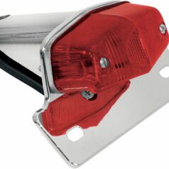TAILLIGHT LUCAS STYLE WITH CHROME BRACKET