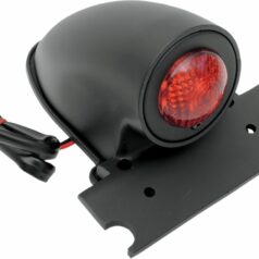 TAILLIGHT CHOPPER BLACK WITH LICENSE PLATE MOUNT