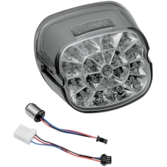 TAILLIGHT WEB LED SMOKE LENS W/ TOP TAGLIGHT