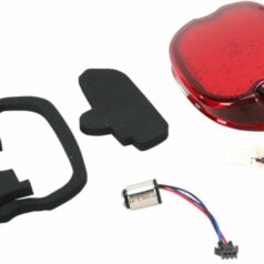 TAILLIGHT LOW-PROFILE LED RED LENS W/ BOTTOM TAGLIGHT