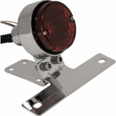 TAILLIGHT CLASSIC WITH LICENSE PLATE MOUNT CHROME