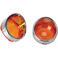 REPLACEMENT LENS OEM DEUCE-STYLE AMBER W/ VISOR