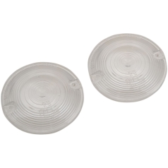 TURN SIGNAL LENSES FLAT-STYLE CLEAR