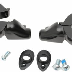 TURN SIGNAL FORK CLAMPS 39MM BLACK