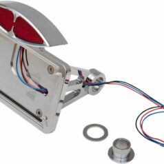 TAILLIGHT LED DECO W/ HORIZONTAL SIDE-MOUNT LICENSE PLATE