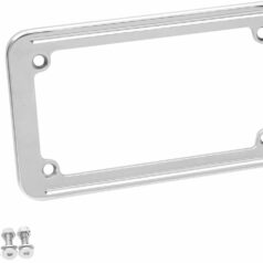 LICENSE PLATE FRAME 4" X 7" CHROME