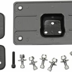 MOUNT LICENSE PLATE BLACK