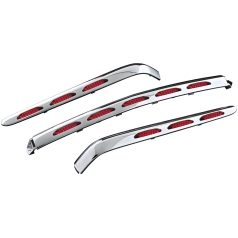 LED LIGHTED  TRUNK MOLDING WITH RED LENS
