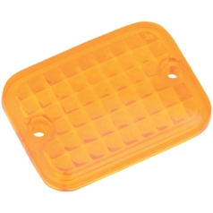 REPLACEMENT LENS MINI-RECTANGULAR MARKER LIGHT AMBER
