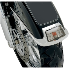 SMOKE FENDER TIP LIGHT SMOKE LENS CHROME