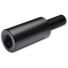 FLEXIBLE RUBBER ADAPTER EXTENSION M8 X 30 MM BLACK