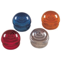 REPLACEMENT AMBER LENS FOR CHROME MARKER LIGHTS