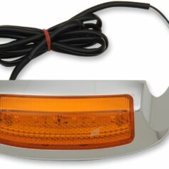 LED FRONT FENDER TIP LIGHT CHROME/SMOKE/WHITE