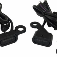 LIGHTS MARKER HANDLEBAR BLACK/SMOKE LED