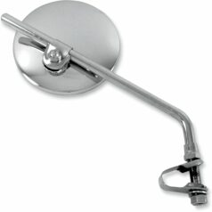 MIRROR ROUND CLAMP-ON