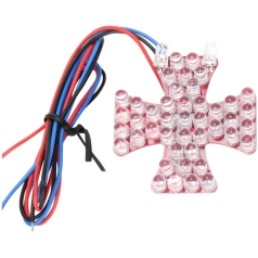 TAILLIGHT MALTESE CROSS LED-BOARD RED
