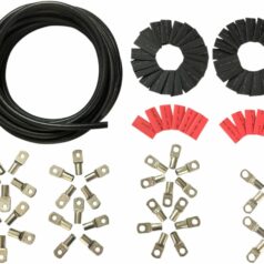 BATTERY CABLE KIT CUSTOM BLACK 