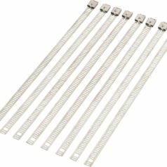 8" CABLE TIES LADDER STYLE STAINLESS STEEL 8-PACK