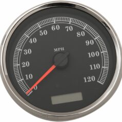 SPEEDOMETER BLK MPH RK