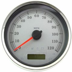 SPEEDOMETER SLVR MPH RK