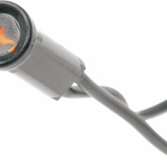 SNAP-IN INDICATOR LIGHT OIL-PRESSURE 0.3" BLACK BEZEL