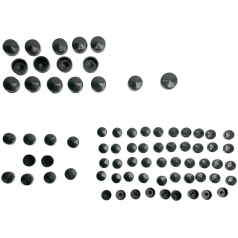 BOLT COVER KIT STANDARD BLACK